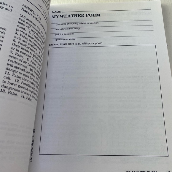 The weather report homeschool workbook grades 3-5 - Picture 6 of 7